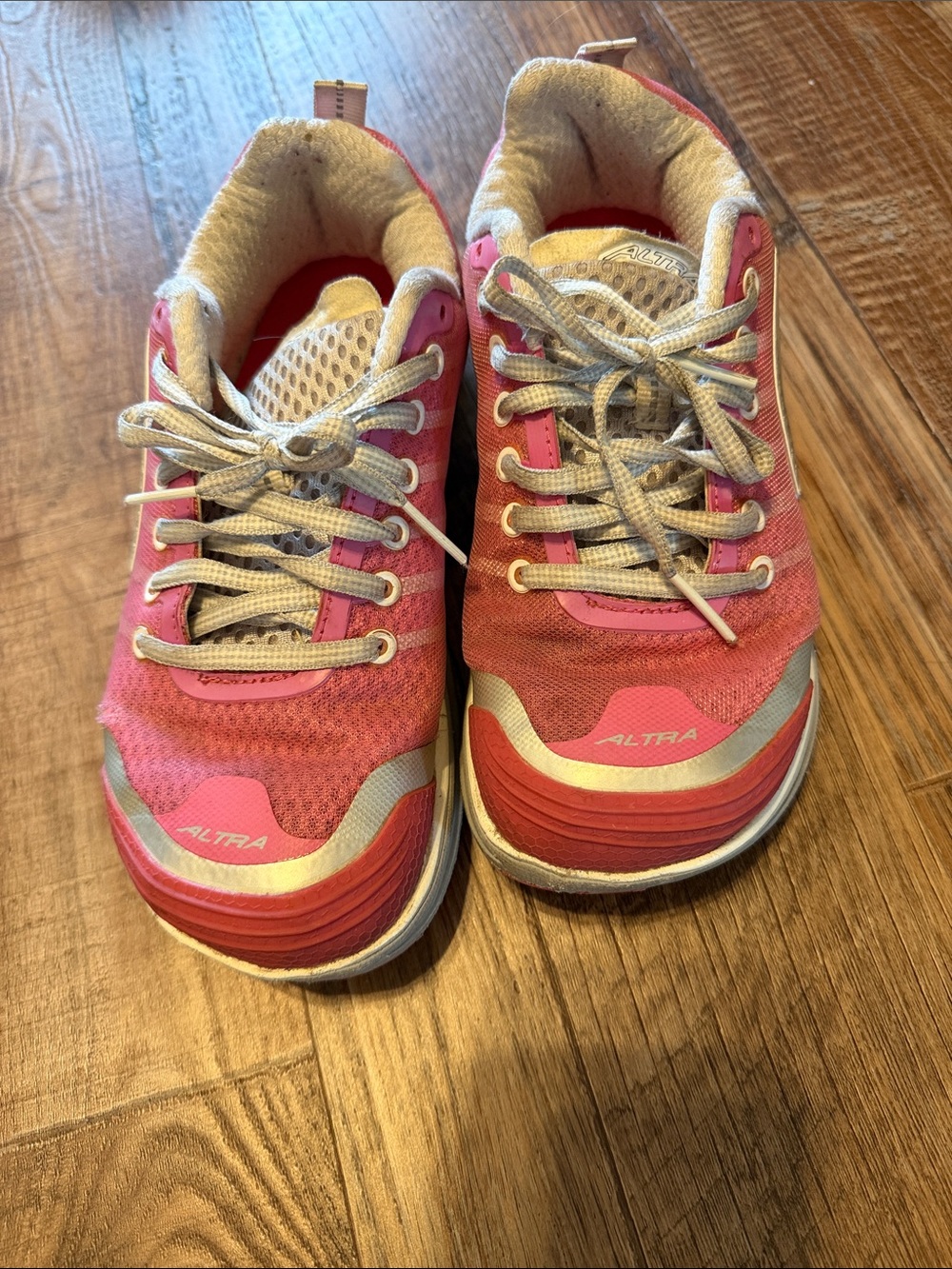 Altra Pink and White Athletic Sneakers